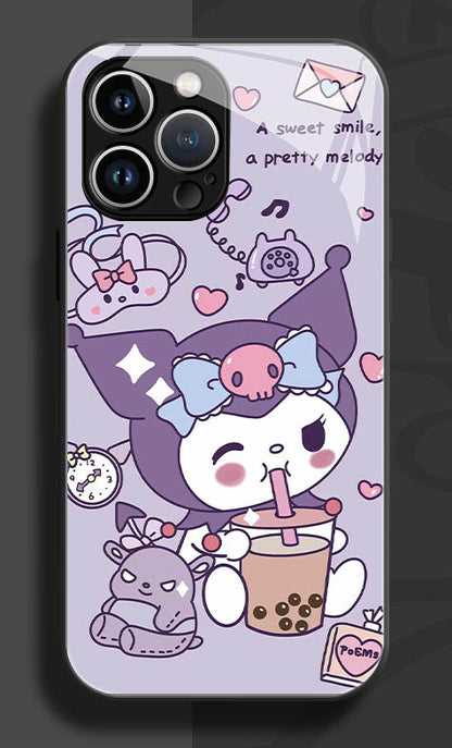 スマホケース  クロミのファンテーマ  耐衝撃・防振性能に優れ、高級感あふれるスマホケースで、iPhone に対応
