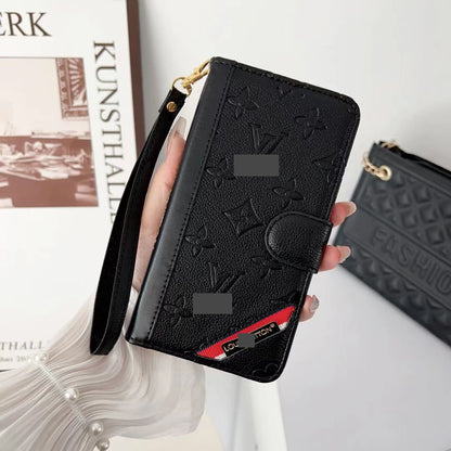#501  スマホケース  ストラップ付き カードポケット 手帳型    耐衝撃・防振性能に優れ、iPhoneに対応