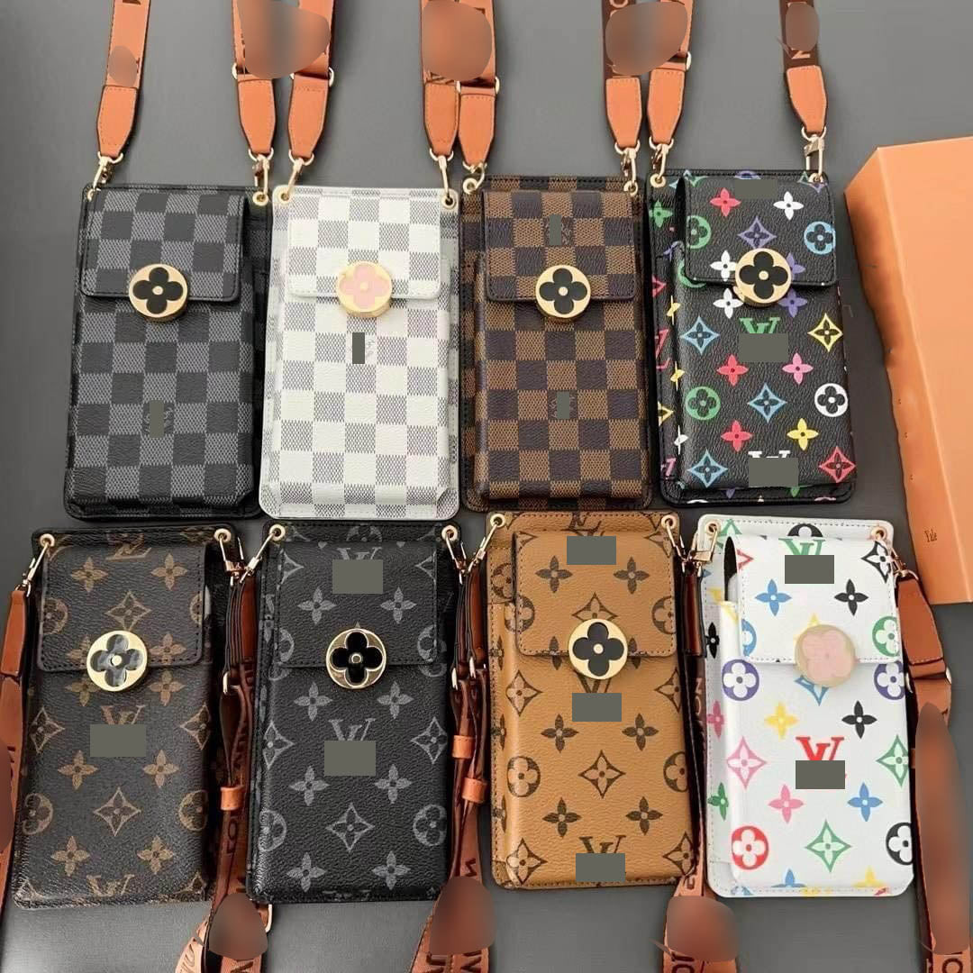 #520  ストラップ＆カード入れ付き 汎用 スマホカバー