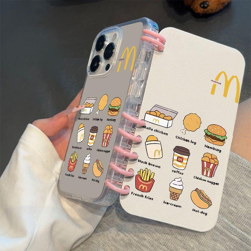 本型スマホケース Ｍテーマ 手帳型スマホケース　キャラクターの柔らかい 折りたたみ式 ノート型 スマホケース  iPhone に対応