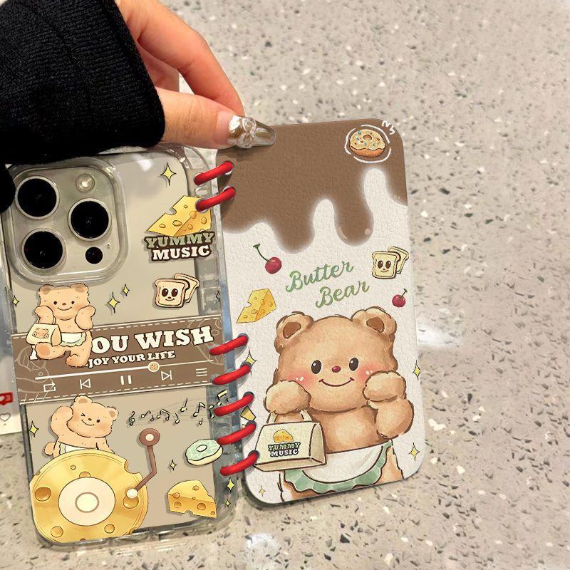本型スマホケース  手帳型スマホケース キャラクターの柔らかい 折りたたみ式 ノート型 スマホケース  iPhone に対応