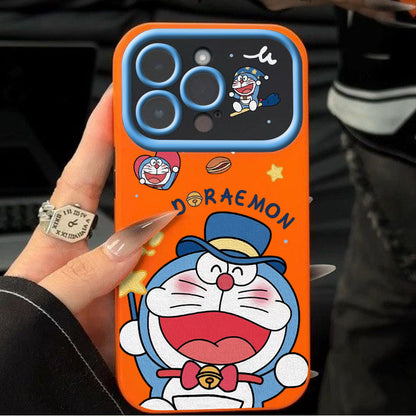 スマホケース  ドラえもんウィンドウテーマ、  耐衝撃・防振性能に優れ、高級感あふれるスマホケースで、iPhone に対応