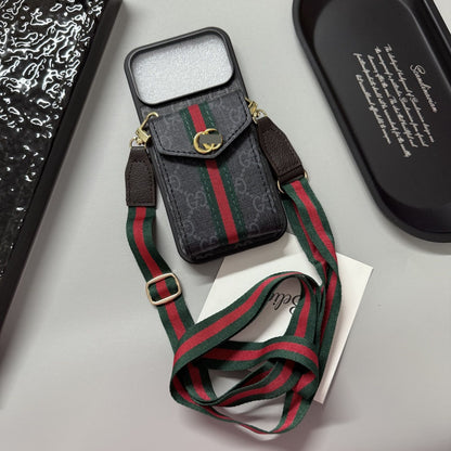 #405  スマホケース  カードホルダー付き  ストラップ付き 耐衝撃・防振性能に優れ、iPhoneに対応