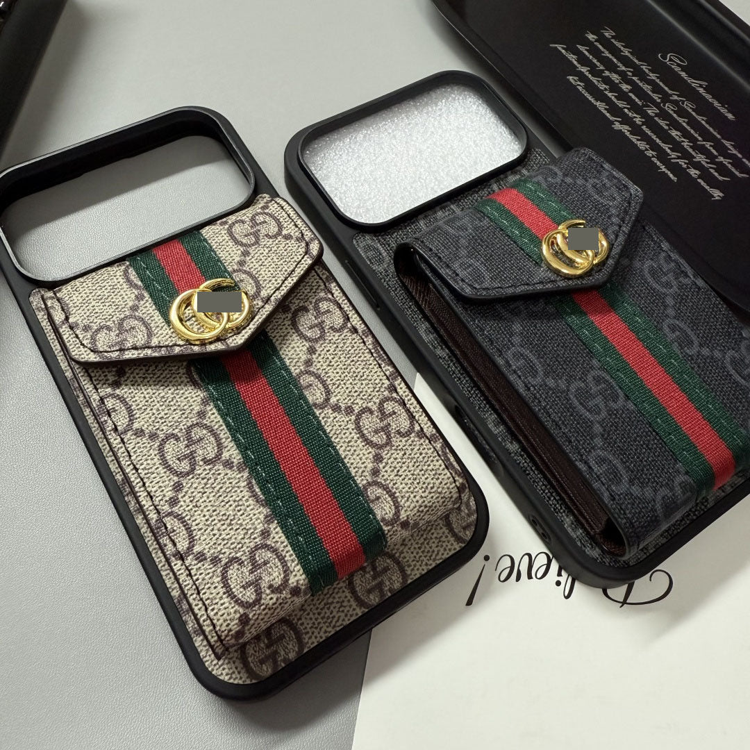 #405  スマホケース  カードホルダー付き  ストラップ付き 耐衝撃・防振性能に優れ、iPhoneに対応
