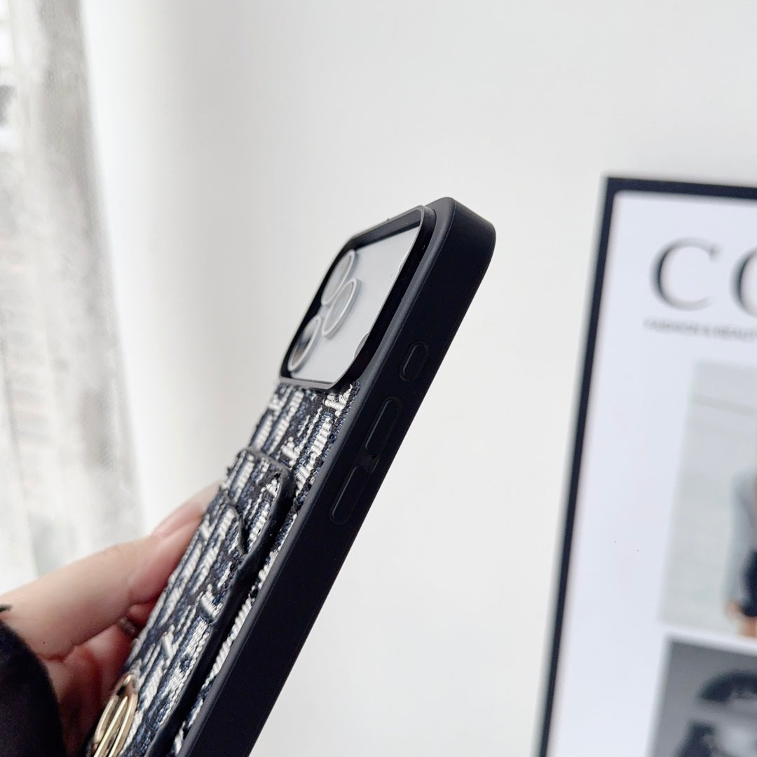 #219  スマホケース   デニムテーマ  カード収納付き  耐衝撃・防振性能に優れ  iPhone に対応