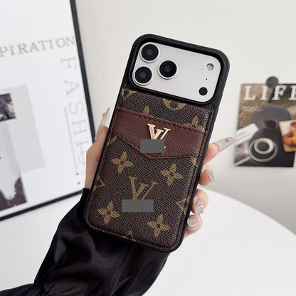 #413  スマホケース  カードポケット  スタンド機能付き   耐衝撃・防振性能に優れ、iPhone に対応