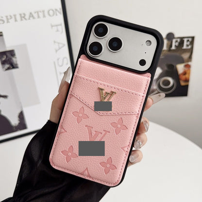 #413  スマホケース  カードポケット  スタンド機能付き   耐衝撃・防振性能に優れ、iPhone に対応