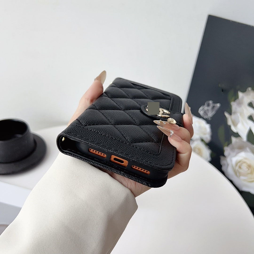 #517  スマホケース   カード入れ付き   耐衝撃・防振性能に優れ、iPhone に対応