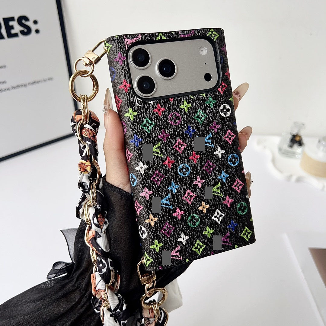 #506  スマホケース   カードホルダー付きストラップ付き  耐衝撃・防振性能に優れ、iPhone に対応