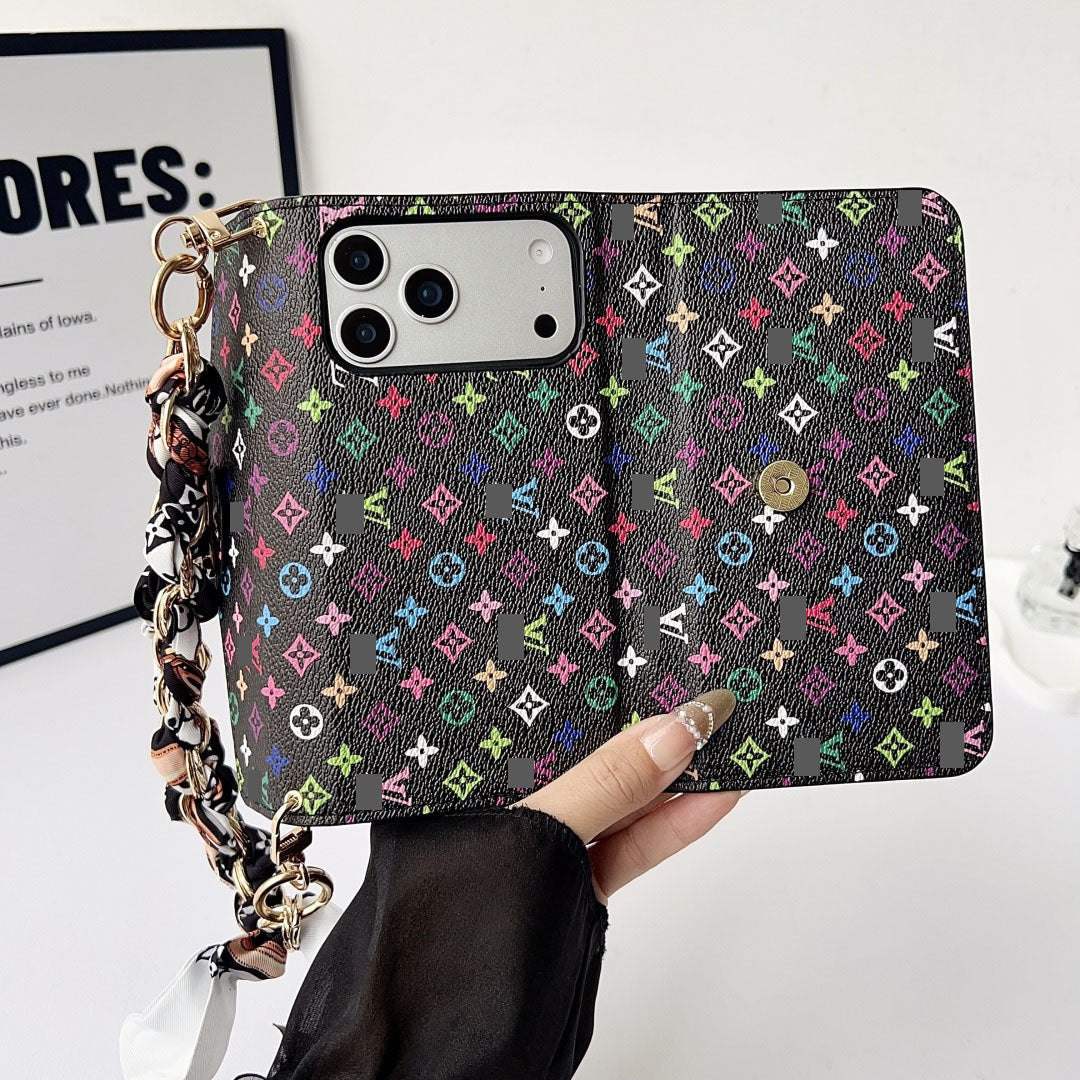 #506  スマホケース   カードホルダー付きストラップ付き  耐衝撃・防振性能に優れ、iPhone に対応