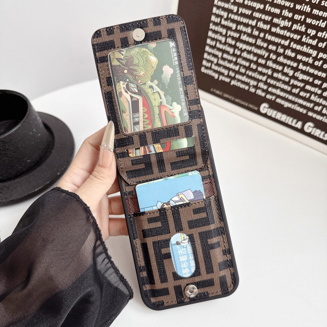 #G45  スマホケース  折りたたみカードケース付き   耐衝撃・防振性能に優れ、 Galaxy に対応