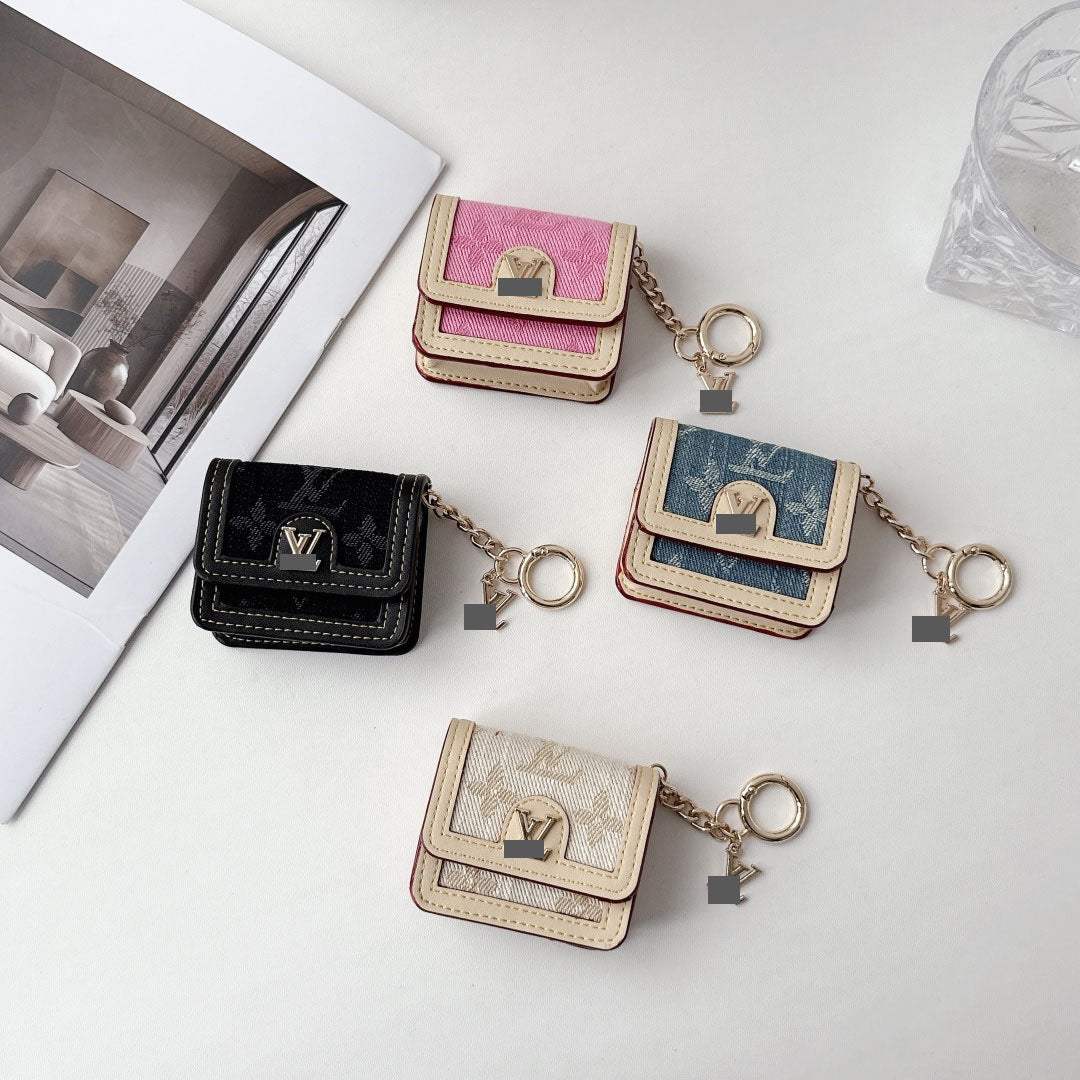 #A07  イヤホンケース  保護カバー  飾りチャーム  汎用タイプ Earphone case