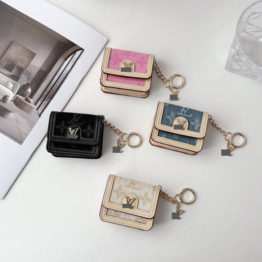 #A07  イヤホンケース  保護カバー  飾りチャーム  汎用タイプ Earphone case