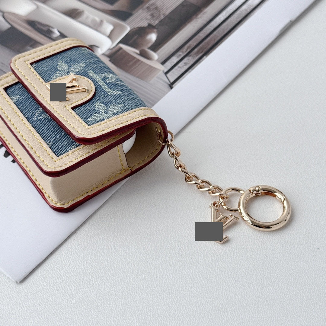 #A07  イヤホンケース  保護カバー  飾りチャーム  汎用タイプ Earphone case