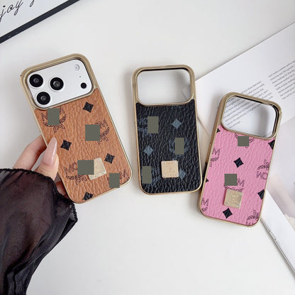 #214  スマホケース     メッキ加工  耐衝撃・防振性能に優れ、iPhone に対応