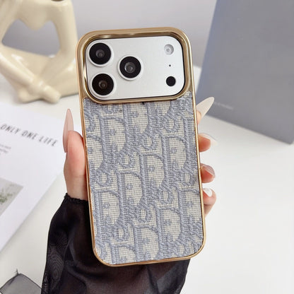 #213  スマホケース   デニムテーマ  メッキ加工  耐衝撃・防振性能に優れ、iPhone に対応