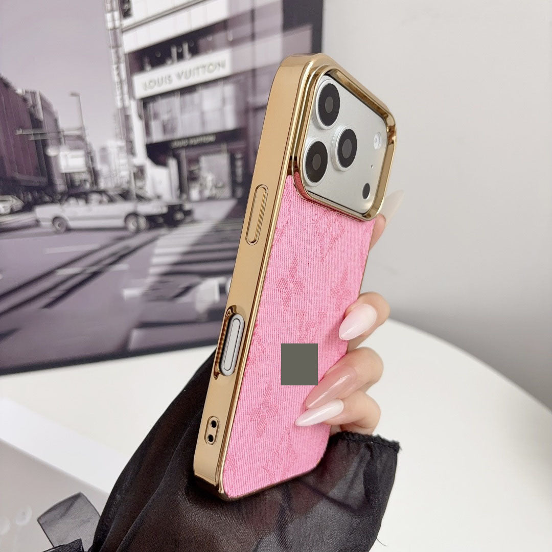 #209  スマホケース   デニムテーマ  メッキ加工  耐衝撃・防振性能に優れ、iPhone13~17 に対応
