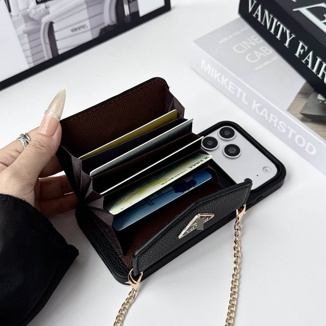 #440  スマホケース  カードケース付き 耐衝撃・防振性能に優れ、iPhone に対応