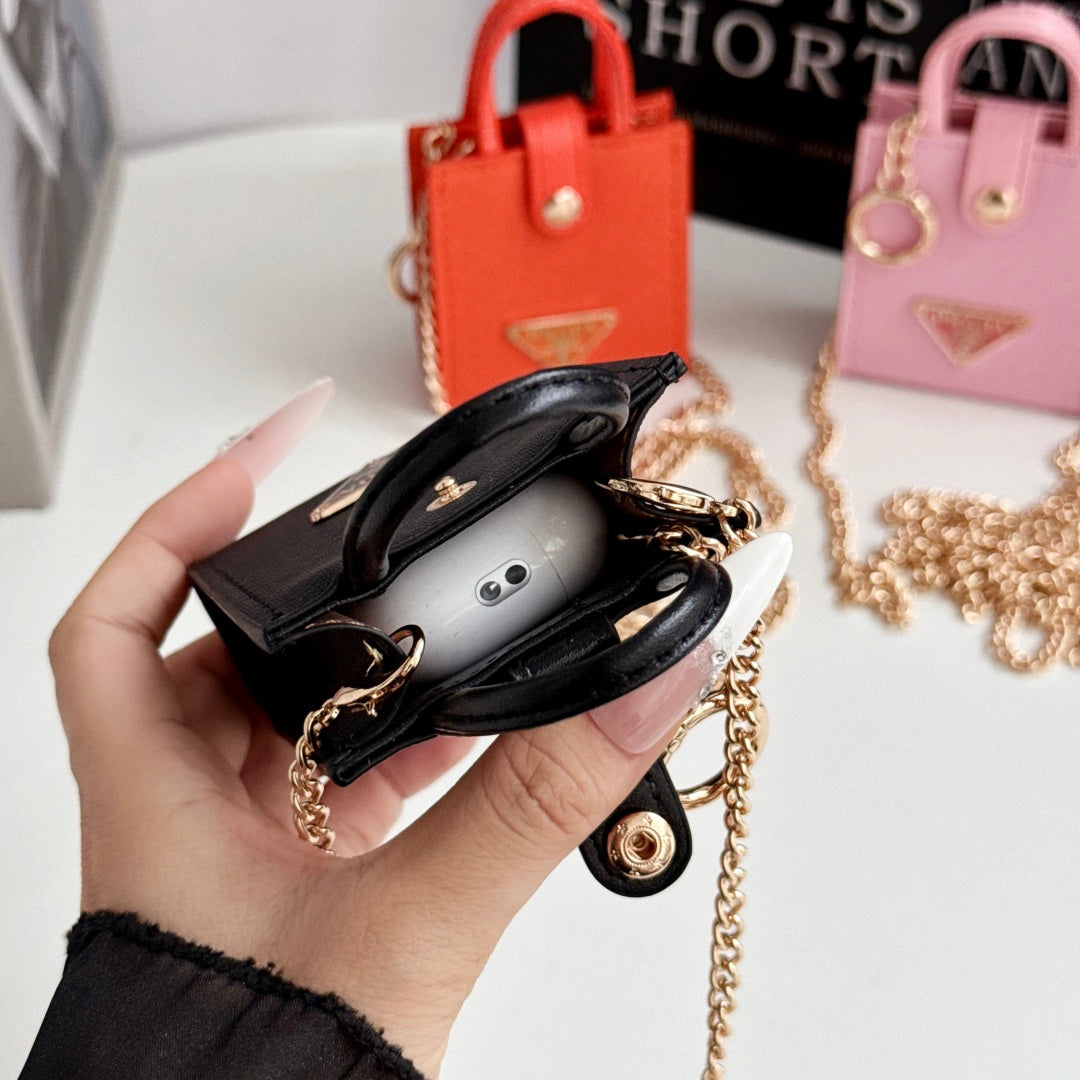 #A04  イヤホンケース  保護カバー  飾りチャーム  汎用タイプ Earphone case