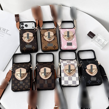 #533  スマホケース  ストラップ付き カード収納付き  耐衝撃・防振性能に優れ、iPhone に対応