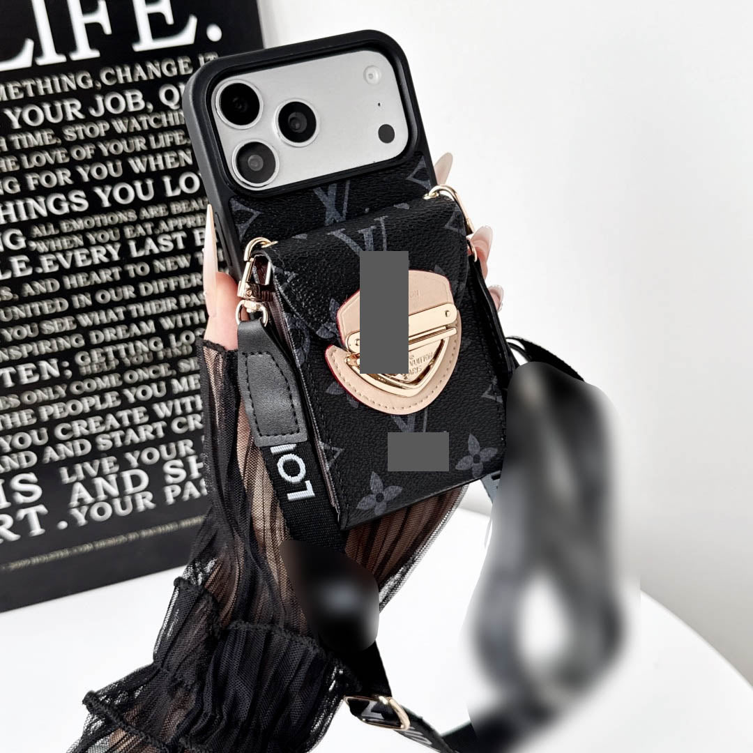 #533  スマホケース  ストラップ付き カード収納付き  耐衝撃・防振性能に優れ、iPhone に対応