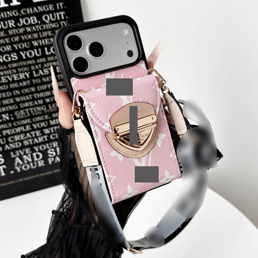 #533  スマホケース  ストラップ付き カード収納付き  耐衝撃・防振性能に優れ、iPhone に対応