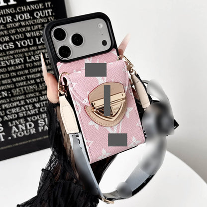 #533  スマホケース  ストラップ付き カード収納付き  耐衝撃・防振性能に優れ、iPhone に対応