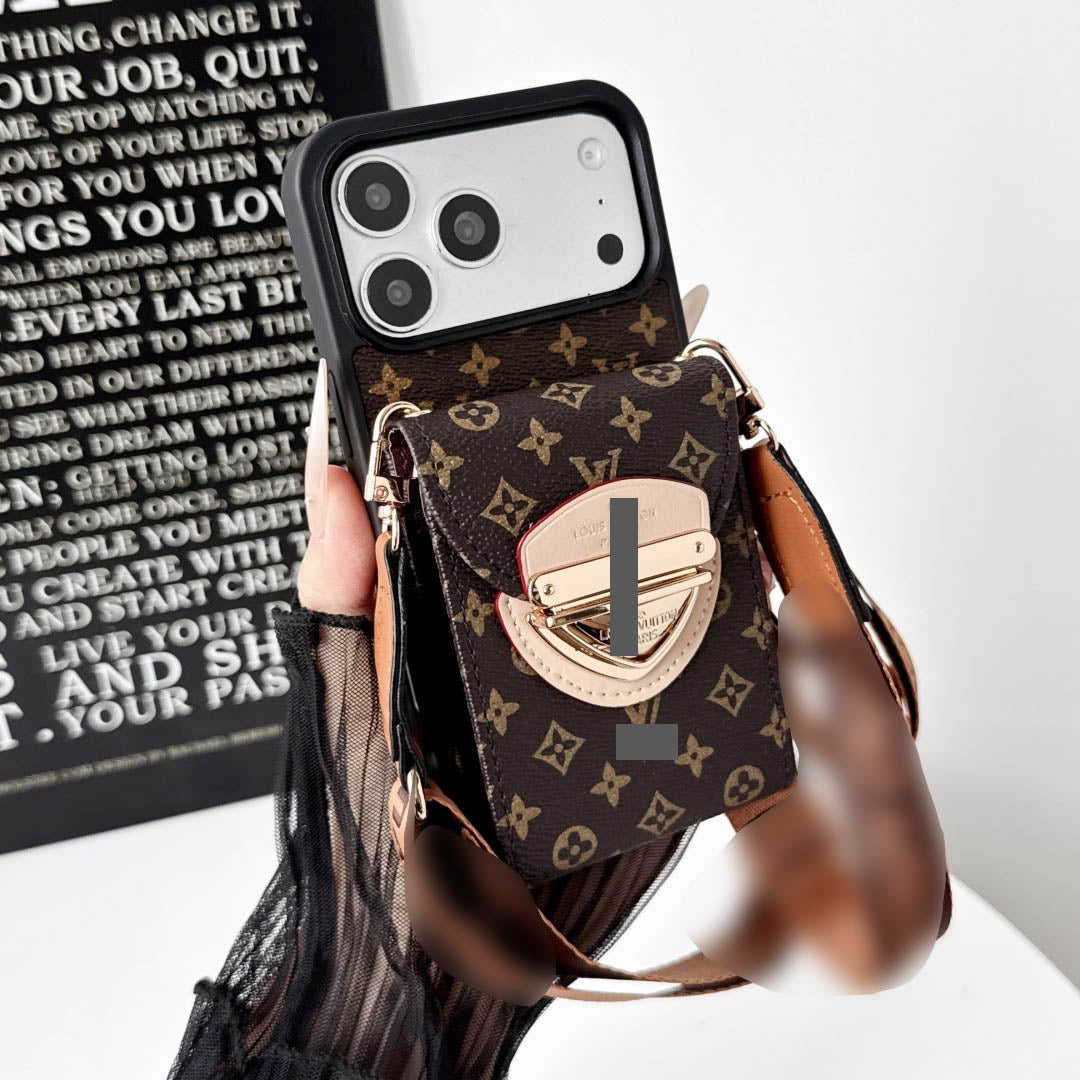 #533  スマホケース  ストラップ付き カード収納付き  耐衝撃・防振性能に優れ、iPhone に対応
