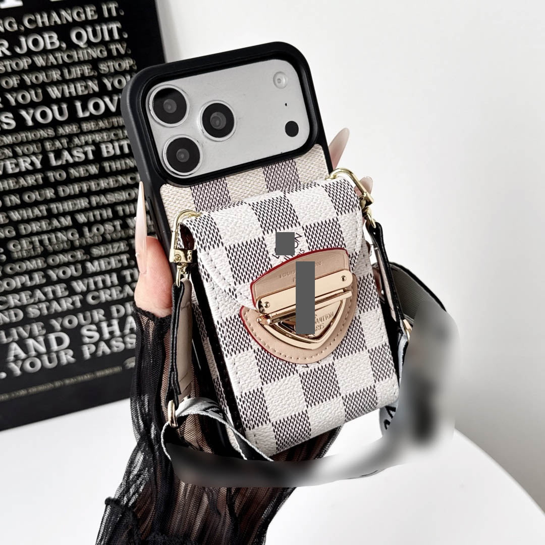 #533  スマホケース  ストラップ付き カード収納付き  耐衝撃・防振性能に優れ、iPhone に対応