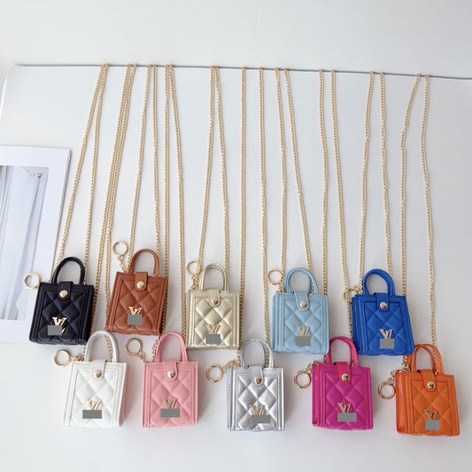 #A02  イヤホンケース  保護カバー  飾りチャーム  汎用タイプ Earphone case