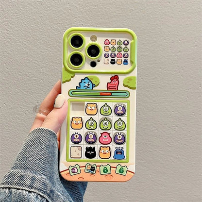 スマホケース  かわいいパズルをモチーフ  耐衝撃・防振性能に優れ、高級感あふれるスマホケースで、iPhone に対応