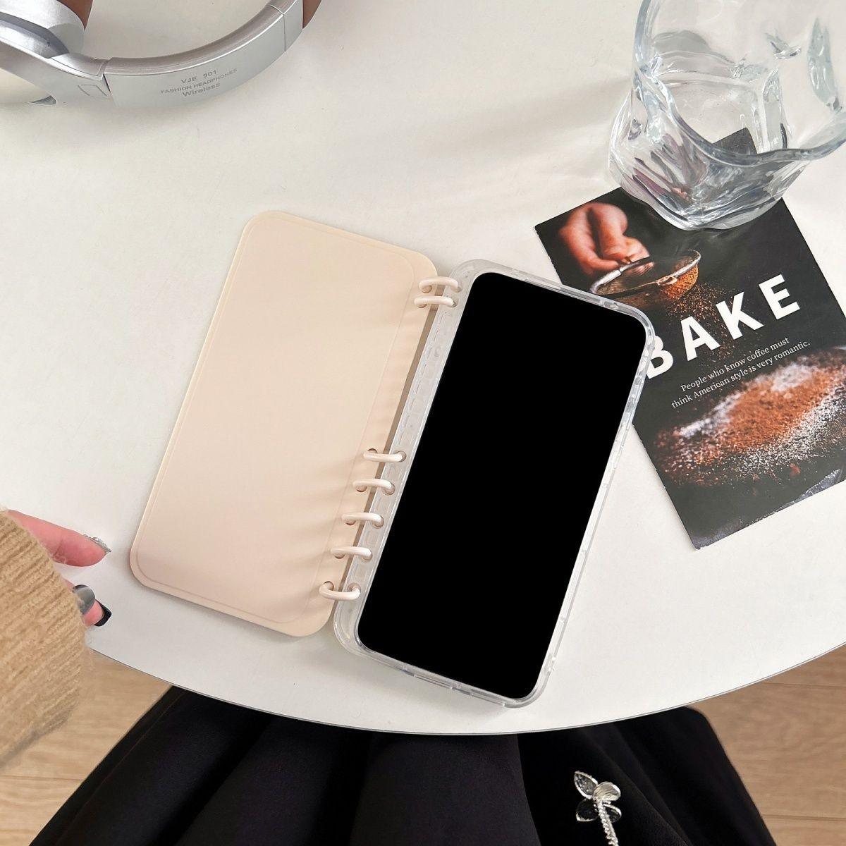 本型スマホケース ケーキテーマ 手帳型スマホケース キャラクターの柔らかい 折りたたみ式 ノート型 スマホケース  iPhone に対応