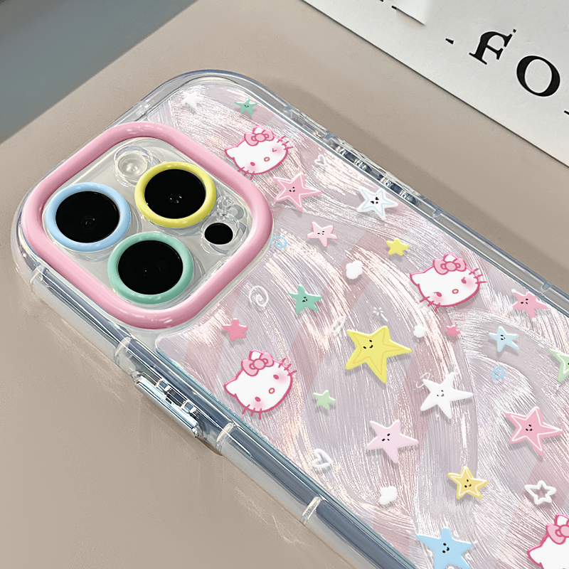 スマホケース  グラフィティスターのヘローキティテーマ、  耐衝撃・防振性能に優れ、高級感あふれるスマホケースで、iPhone に対応