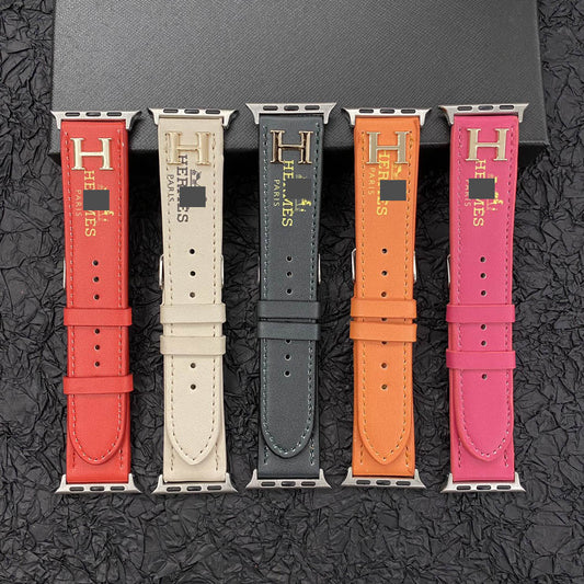 #B16  スマートウォッチバンド  交換バンド  レザー製