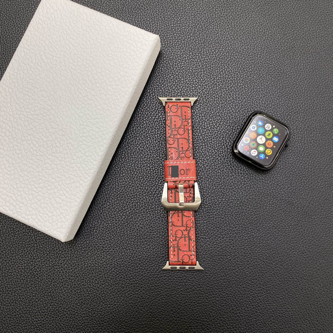 #B20  スマートウォッチバンド  交換バンド レザー リザード柄
