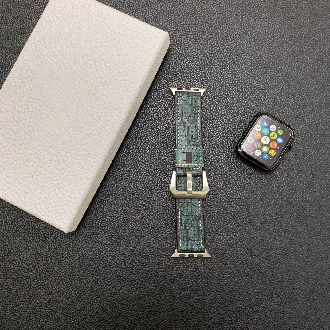 #B20  スマートウォッチバンド  交換バンド レザー リザード柄