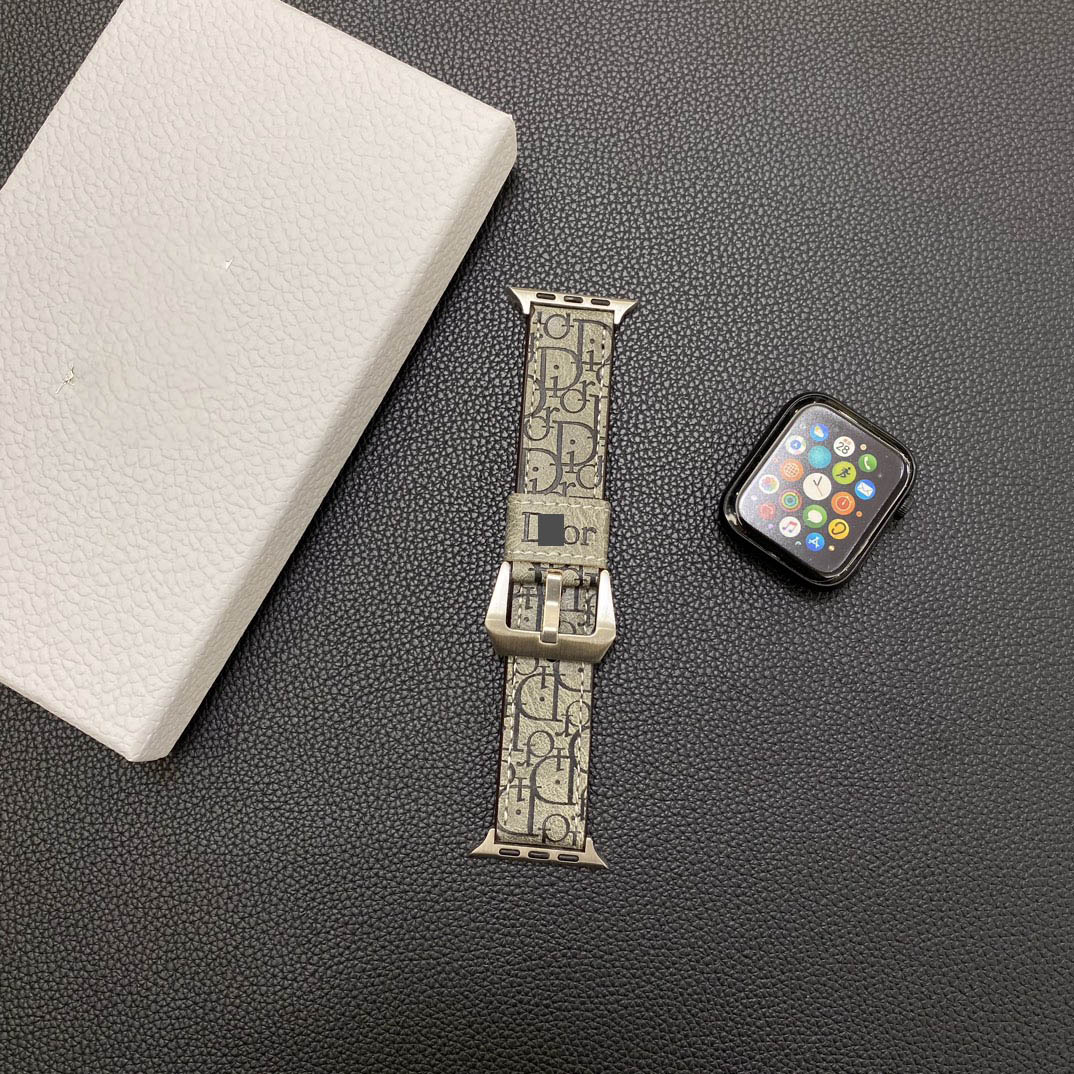 #B20  スマートウォッチバンド  交換バンド レザー リザード柄
