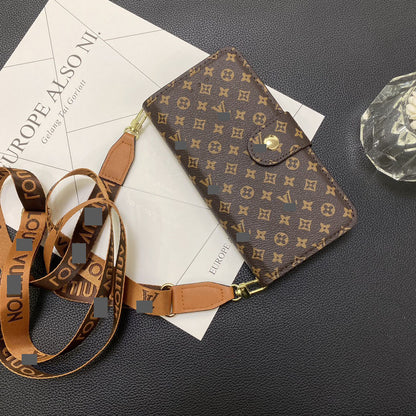 スマホケース    高級感カード入れ付きスマホケース  ダブルV  耐衝撃・防振性能に優れ、高級感あふれるスマホケースで、iPhone12-17 に対応