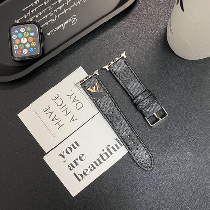 #B05  スマートウォッチバンド  交換バンド レザー リザード柄