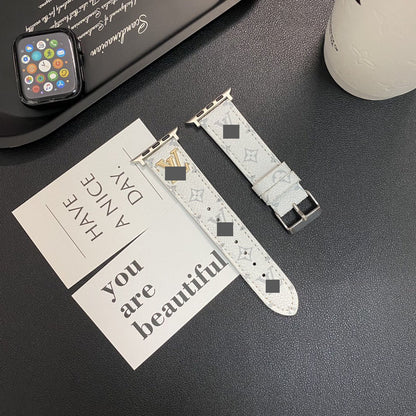 #B05  スマートウォッチバンド  交換バンド レザー リザード柄