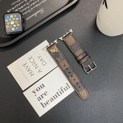 #B05  スマートウォッチバンド  交換バンド レザー リザード柄