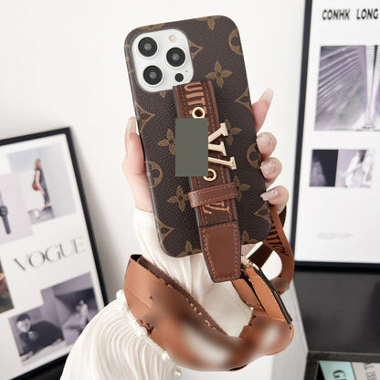 #434  スマホケース  リストストラップ付き 耐衝撃・防振性能に優れ、iPhone に対応