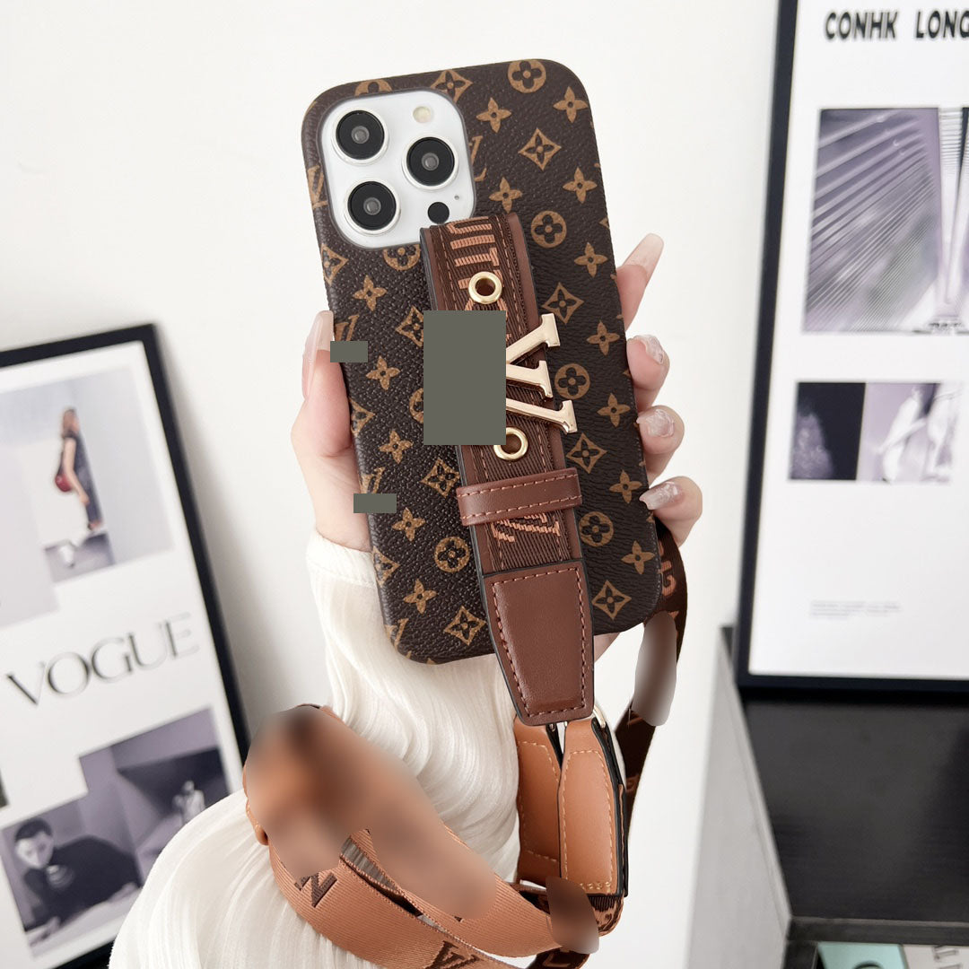 #434  スマホケース  リストストラップ付き 耐衝撃・防振性能に優れ、iPhone に対応