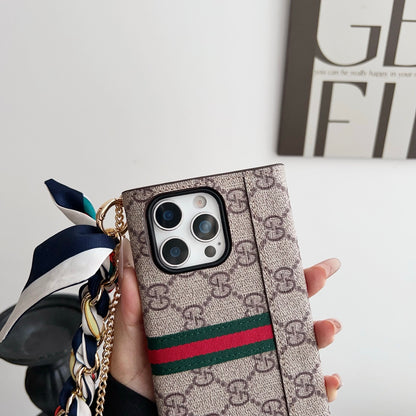 #503  スマホケース   手紐付きカード入れ付き  耐衝撃・防振性能に優れ、iPhoneに対応
