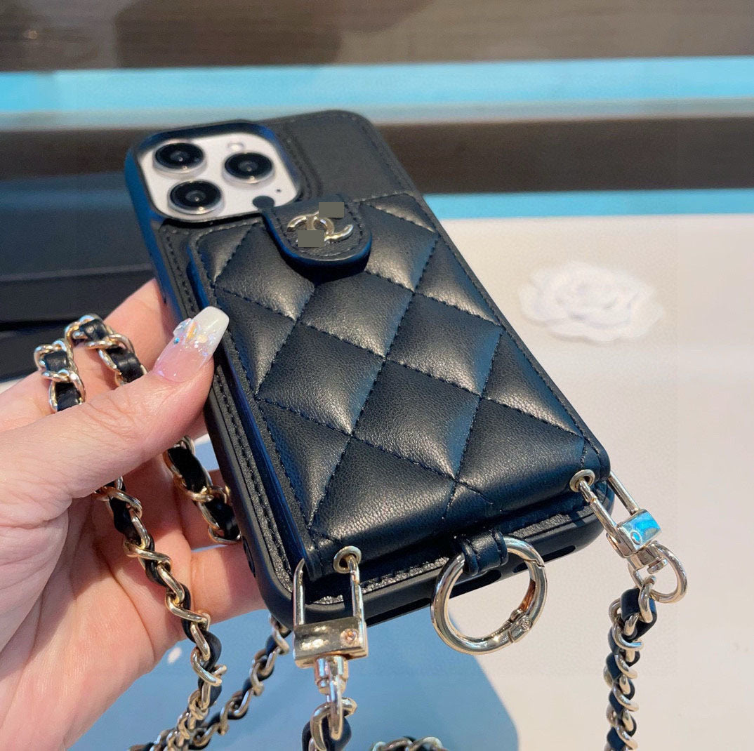 #402  スマホケース  カードホルダー付き ストラップ付き  耐衝撃・防振性能に優れ、iPhoneに対応