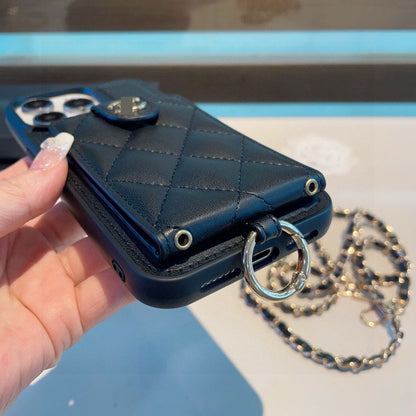 #402  スマホケース  カードホルダー付き ストラップ付き  耐衝撃・防振性能に優れ、iPhoneに対応