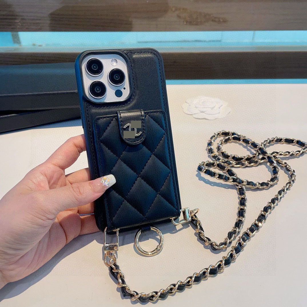 #402  スマホケース  カードホルダー付き ストラップ付き  耐衝撃・防振性能に優れ、iPhoneに対応