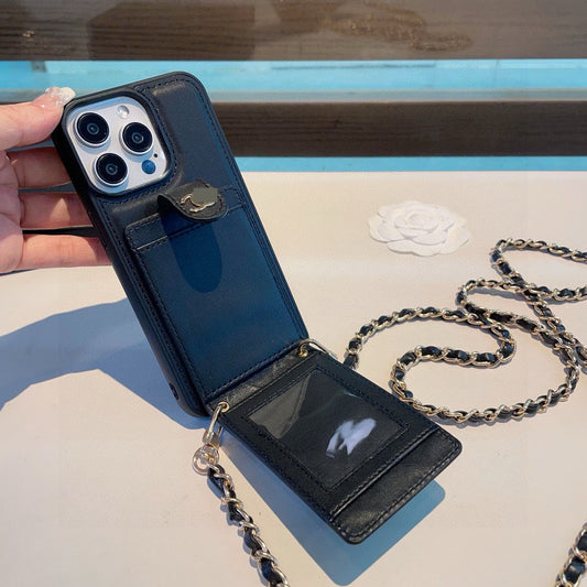 #402  スマホケース  カードホルダー付き ストラップ付き  耐衝撃・防振性能に優れ、iPhoneに対応