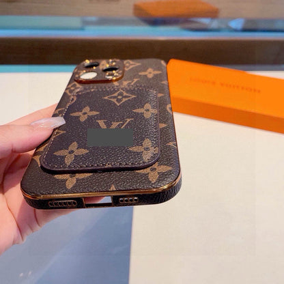 #222  スマホケース   カード入れつき  耐衝撃・防振性能に優れ、iPhone12-17 に対応