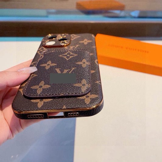 #222  スマホケース   カード入れつき  耐衝撃・防振性能に優れ、iPhone12-17 に対応